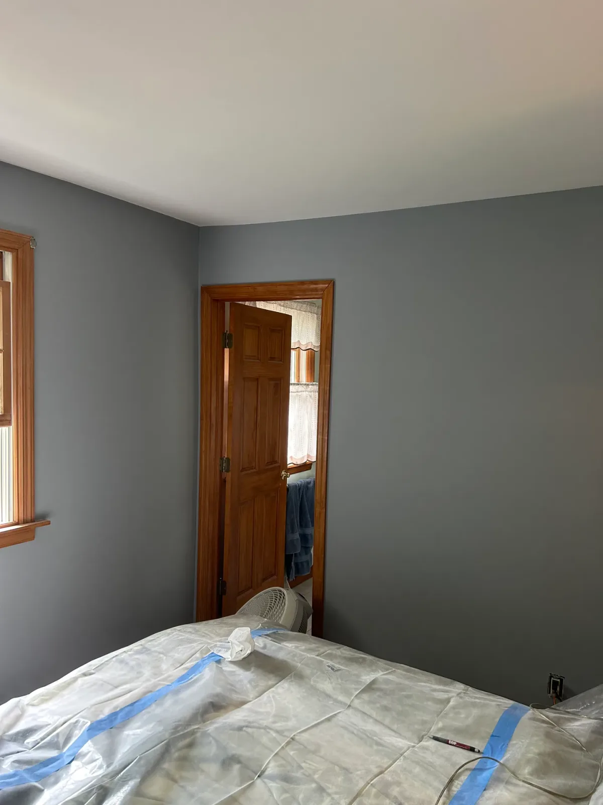 Master Bedroom Wall Repair and Interior Painting, after
