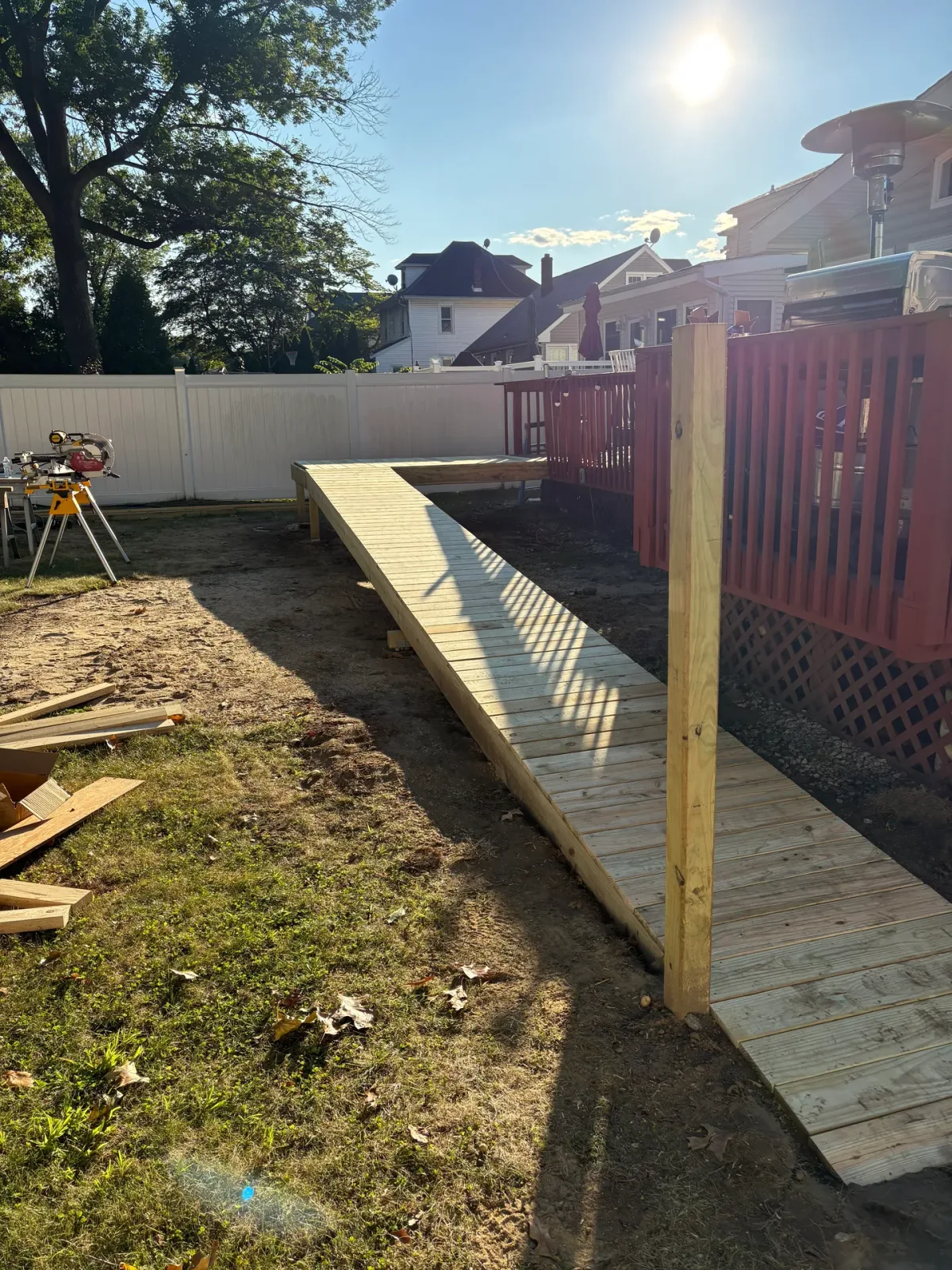 Accessible Deck Ramp & Exterior Restoration, before