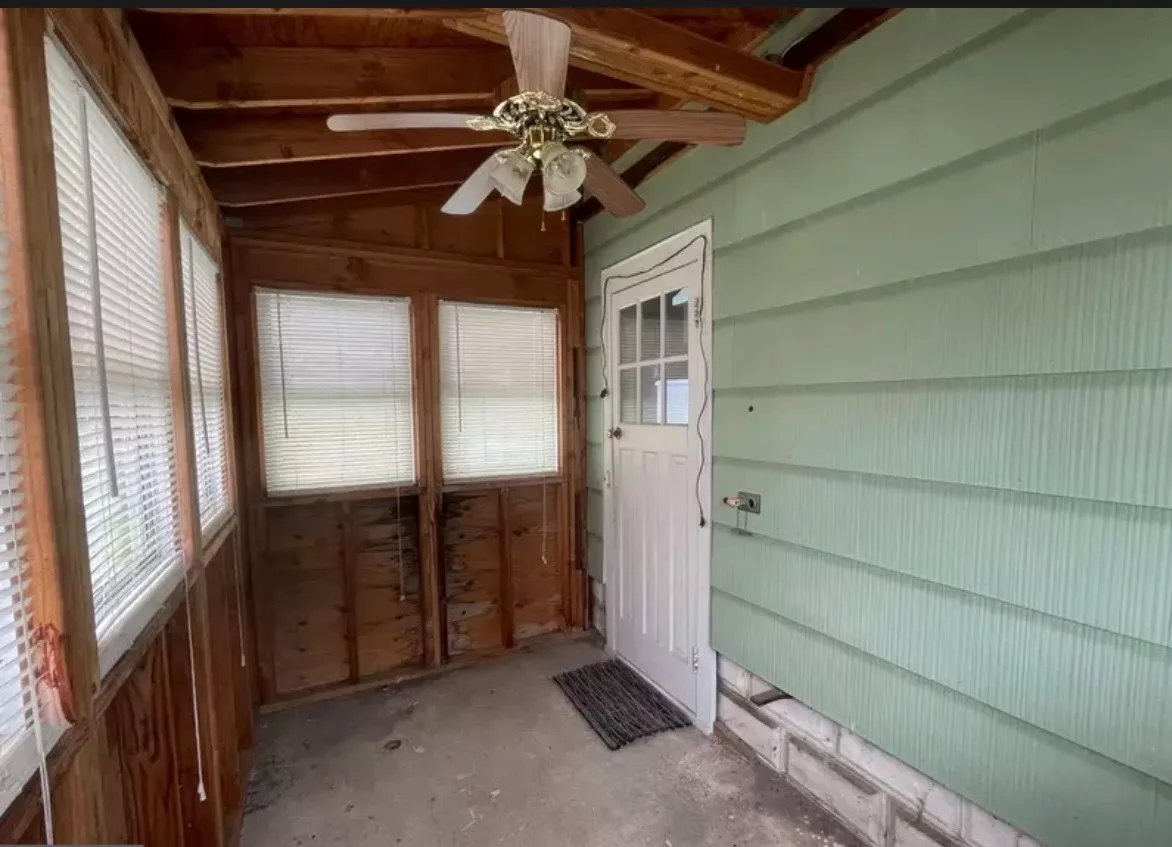 Three-Season Mudroom-to-Laundry Room Conversion, before