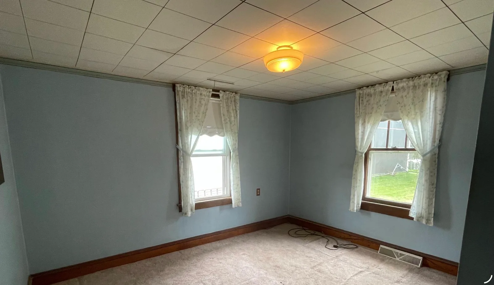 Vaulted-Ceiling Bedroom Remodel, before